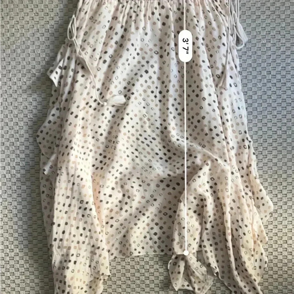 Ulla Johnson 100% Silk Dorothea Midi Dress - Safari Shibori Print - Size 4 - Picture 16 of 16